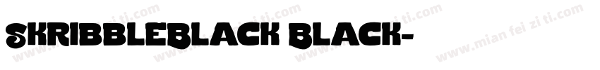 SkribbleBlack Black字体转换